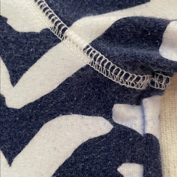 Lilly Pulitzer Navy and White Quarter Zip - Picture 9 of 11